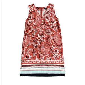 Ann Taylor Floral Paisley Petite Dress